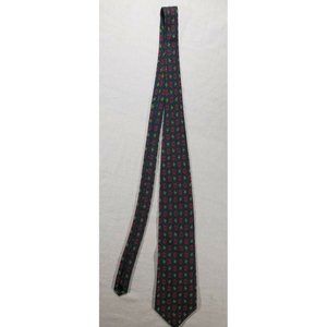 Burberrys Of London Green Paisley Tie
